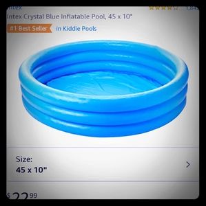 Nwt 45 x 10 inflatable Swimming Pool